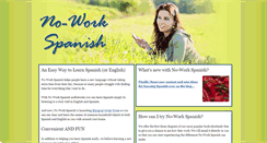 Desktop Screenshot of noworkspanish.com